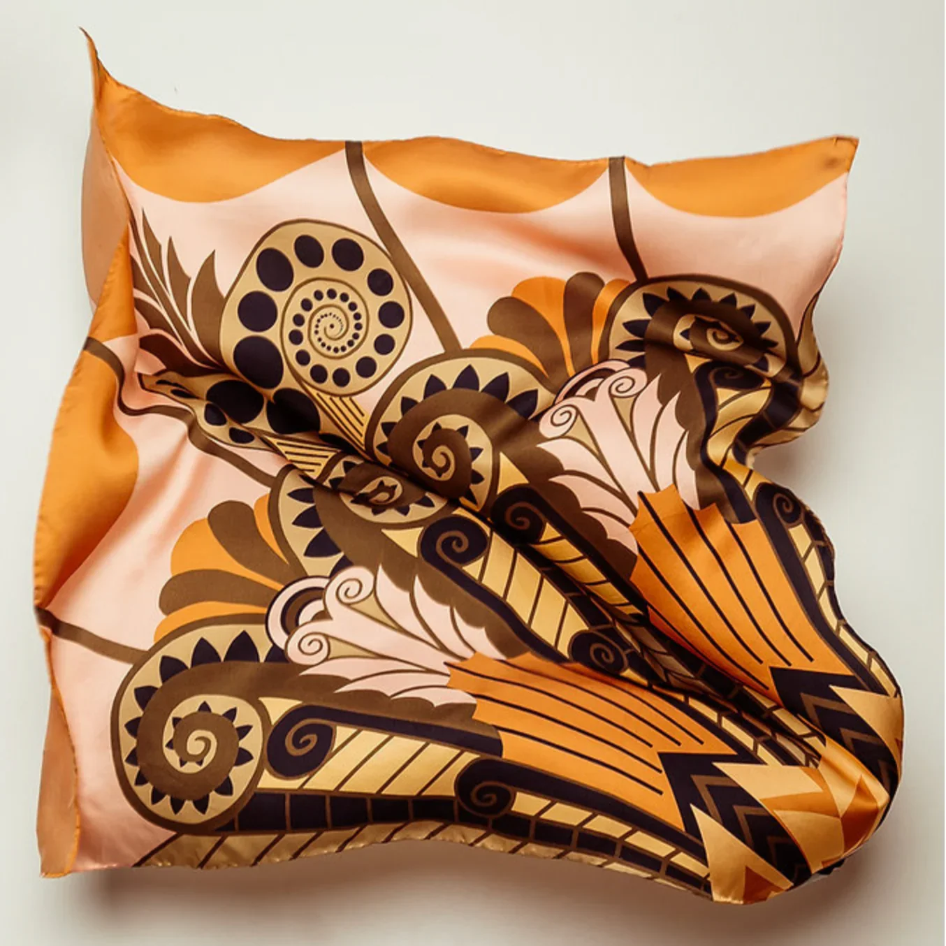 By Femina Silk Scarf - The Geometric