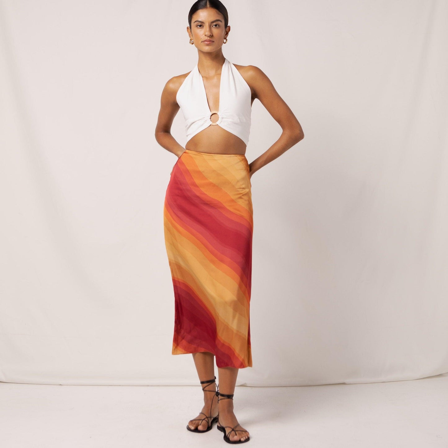 Cala de la Cruz Fabiana Groovecar Skirt - Lachesis London