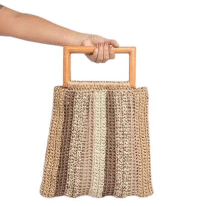 Catarina Mina Dengo Crochet Handbag - Lachesis London