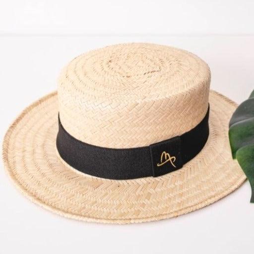 Lachesis by Malu Pires Boater Carnaúba Straw Hat - Medium Brim - Lachesis London