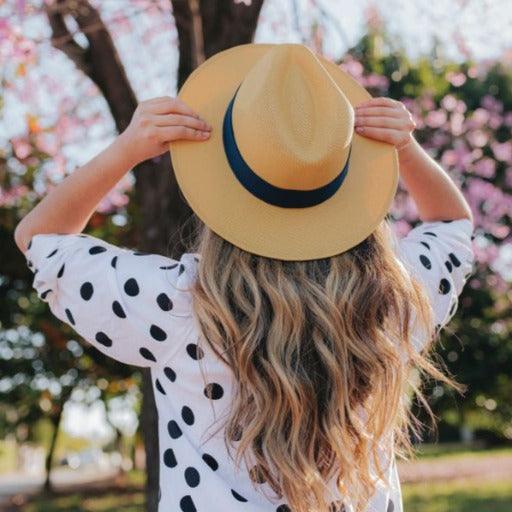 Lachesis by Malu Pires Panama Style Beige Hat - Lachesis London