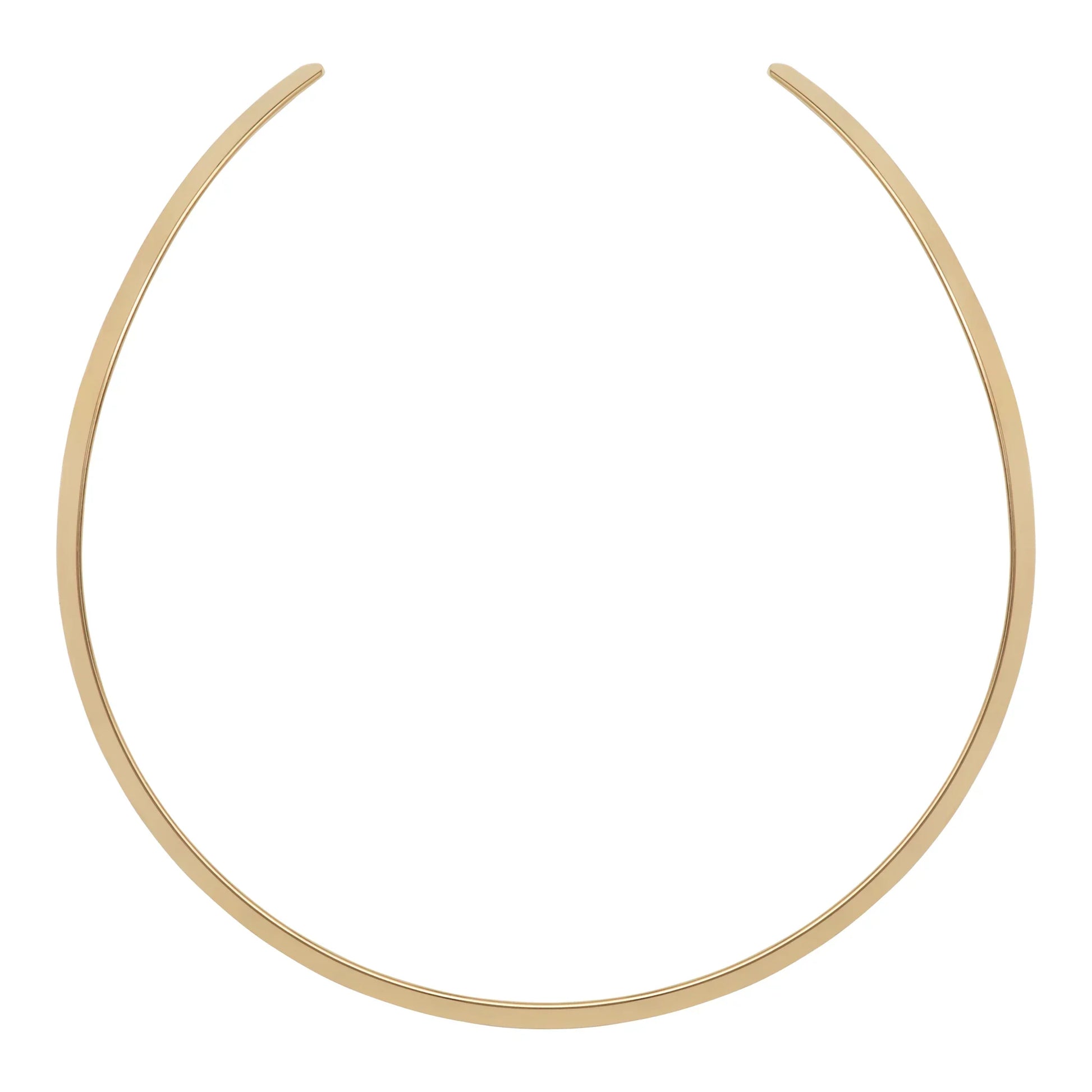 Lachesis Citrine Triad Gold Torque Necklace - Due - Lachesis London