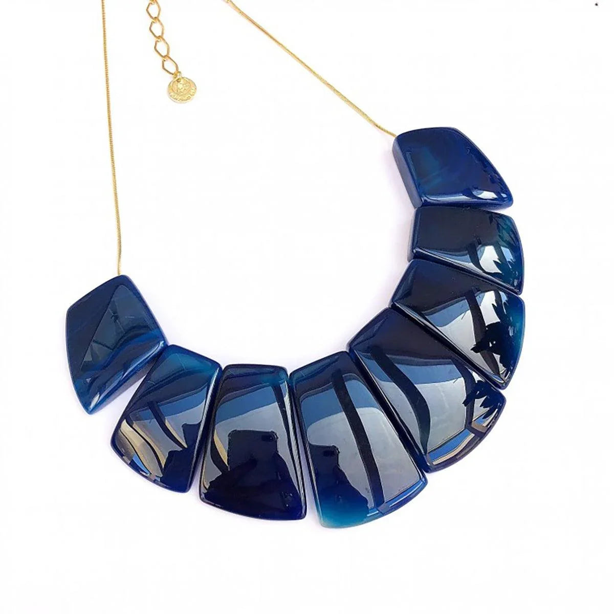 Mãos da Terra Eight Stone Agate Necklace - Lachesis London