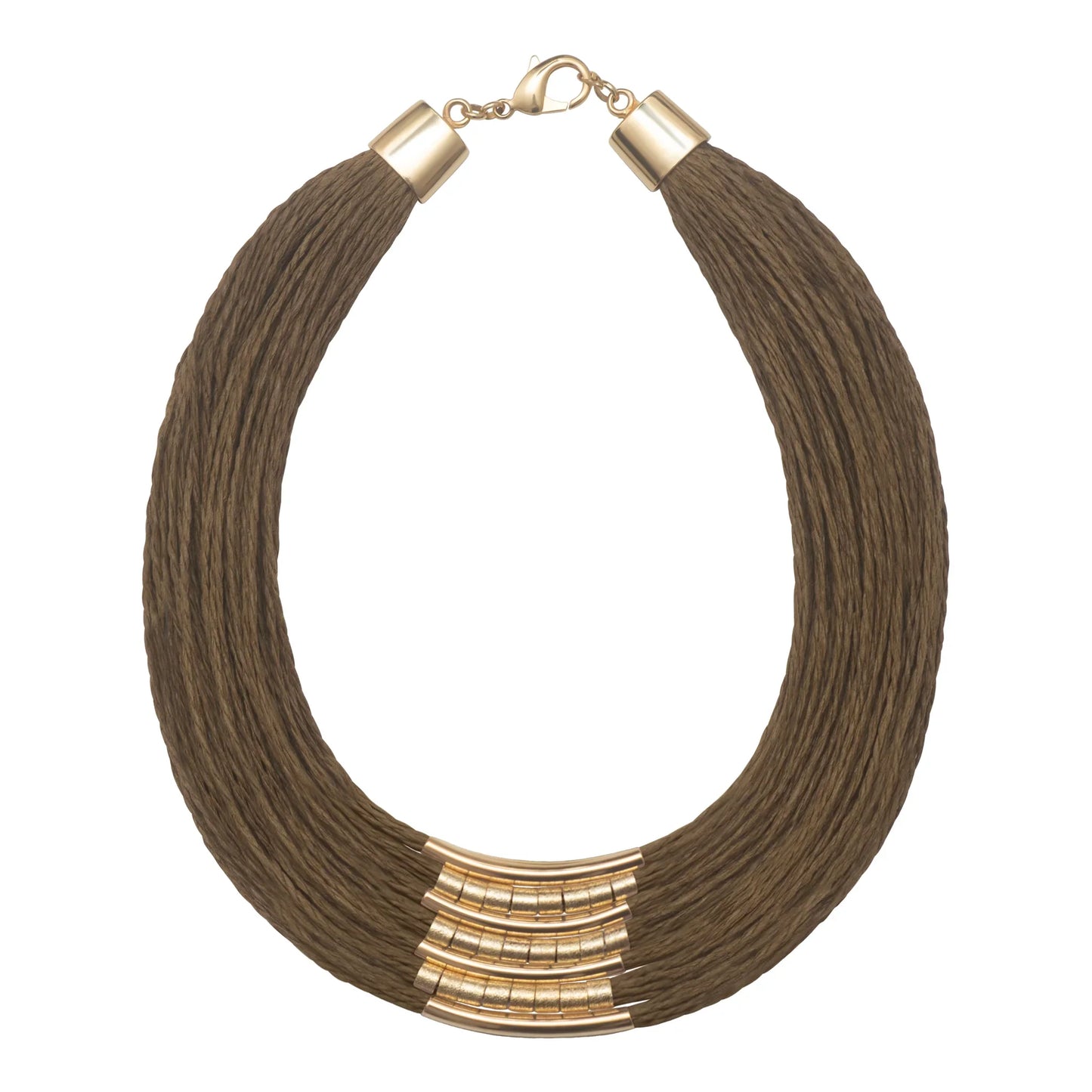 Mãos da Terra Golden Rice Straw Necklace - Lachesis London
