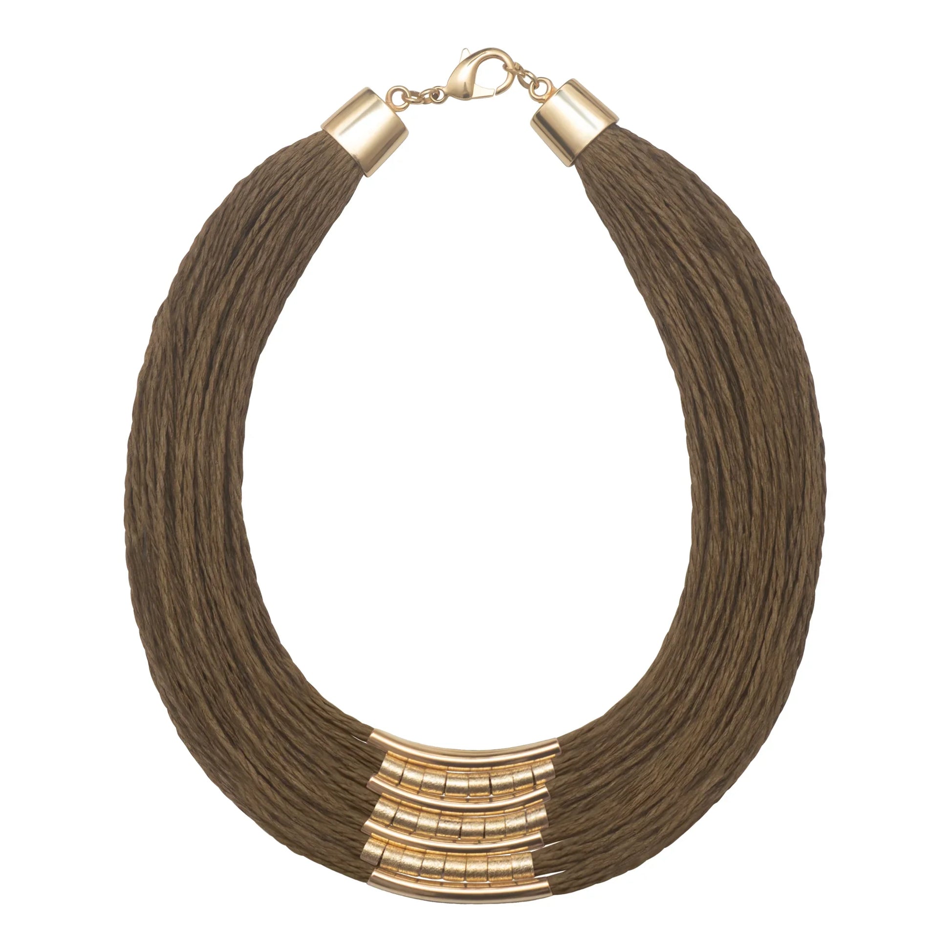 Mãos da Terra Golden Rice Straw Necklace - Lachesis London