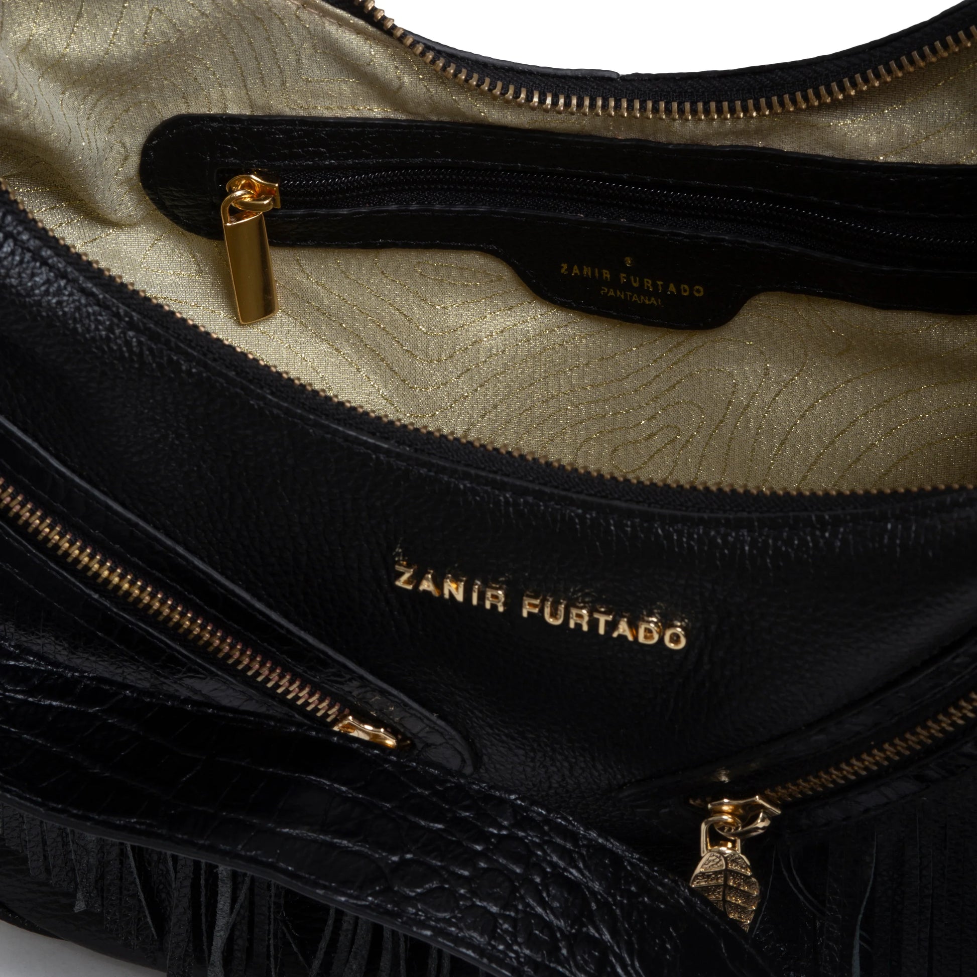NEW COLLECTION - Zanir Furtado Aguapé Black Bag - Lachesis London