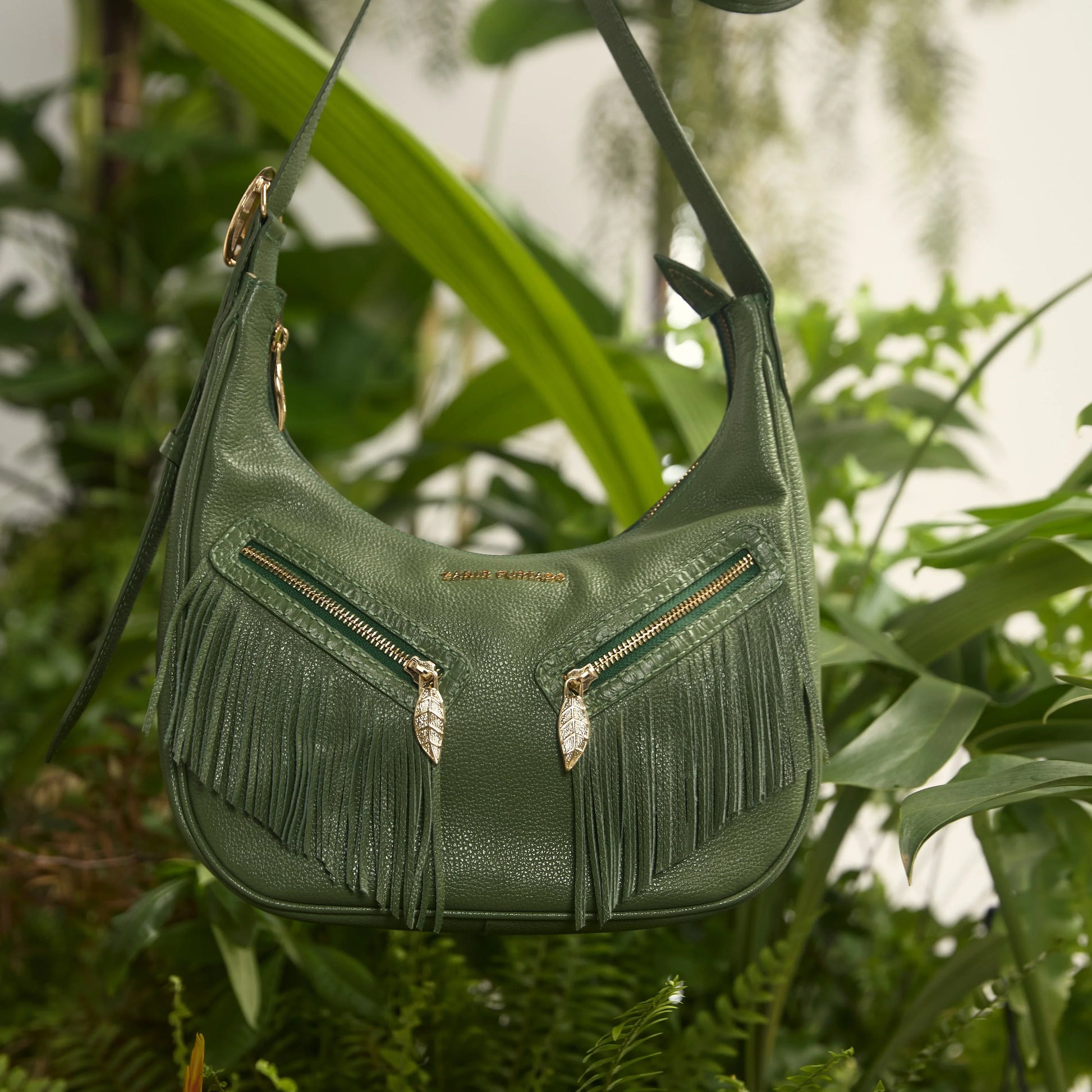 NEW COLLECTION - Zanir Furtado Aguapé Green Bag - Lachesis London