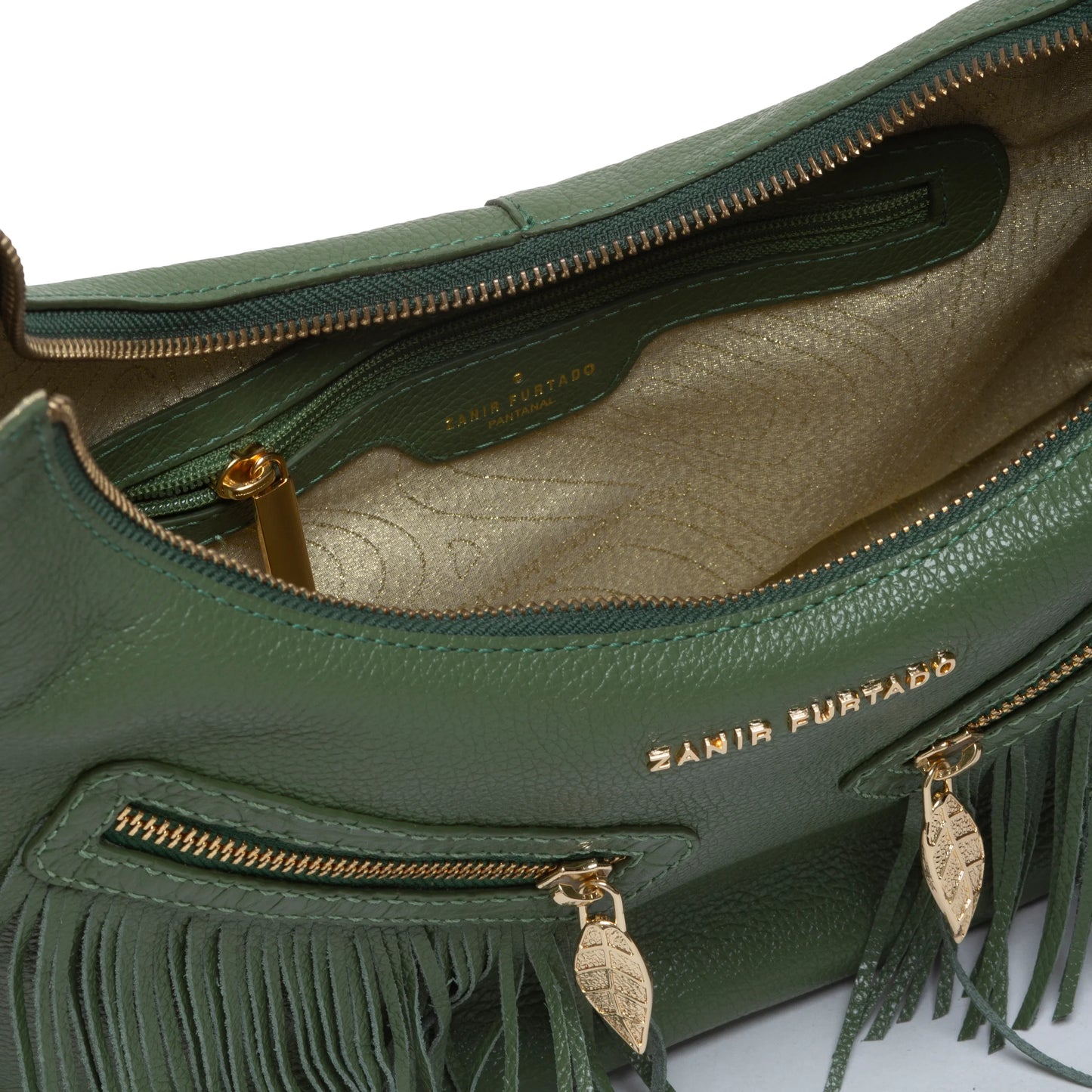 NEW COLLECTION - Zanir Furtado Aguapé Green Bag - Lachesis London