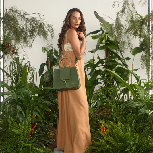 NEW COLLECTION - Zanir Furtado Marruá Bag Green - Lachesis London