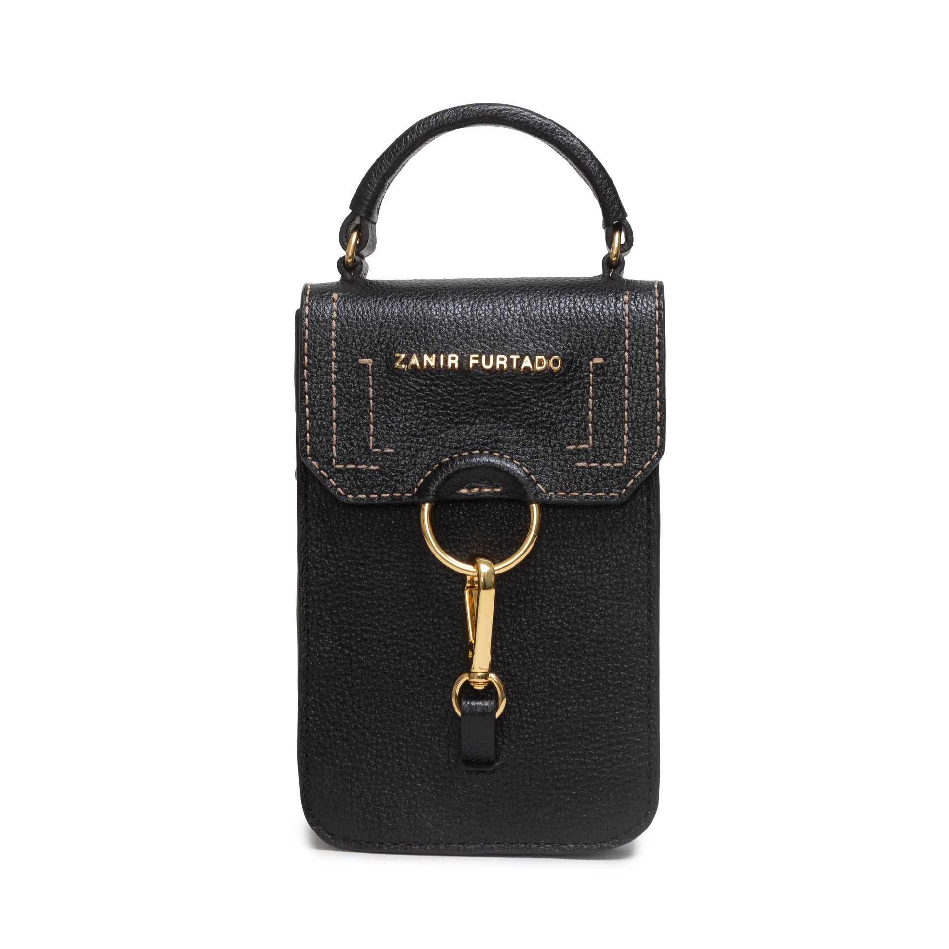 NEW COLLECTION - Zanir Furtado Thalia Small Black Bag - Lachesis London