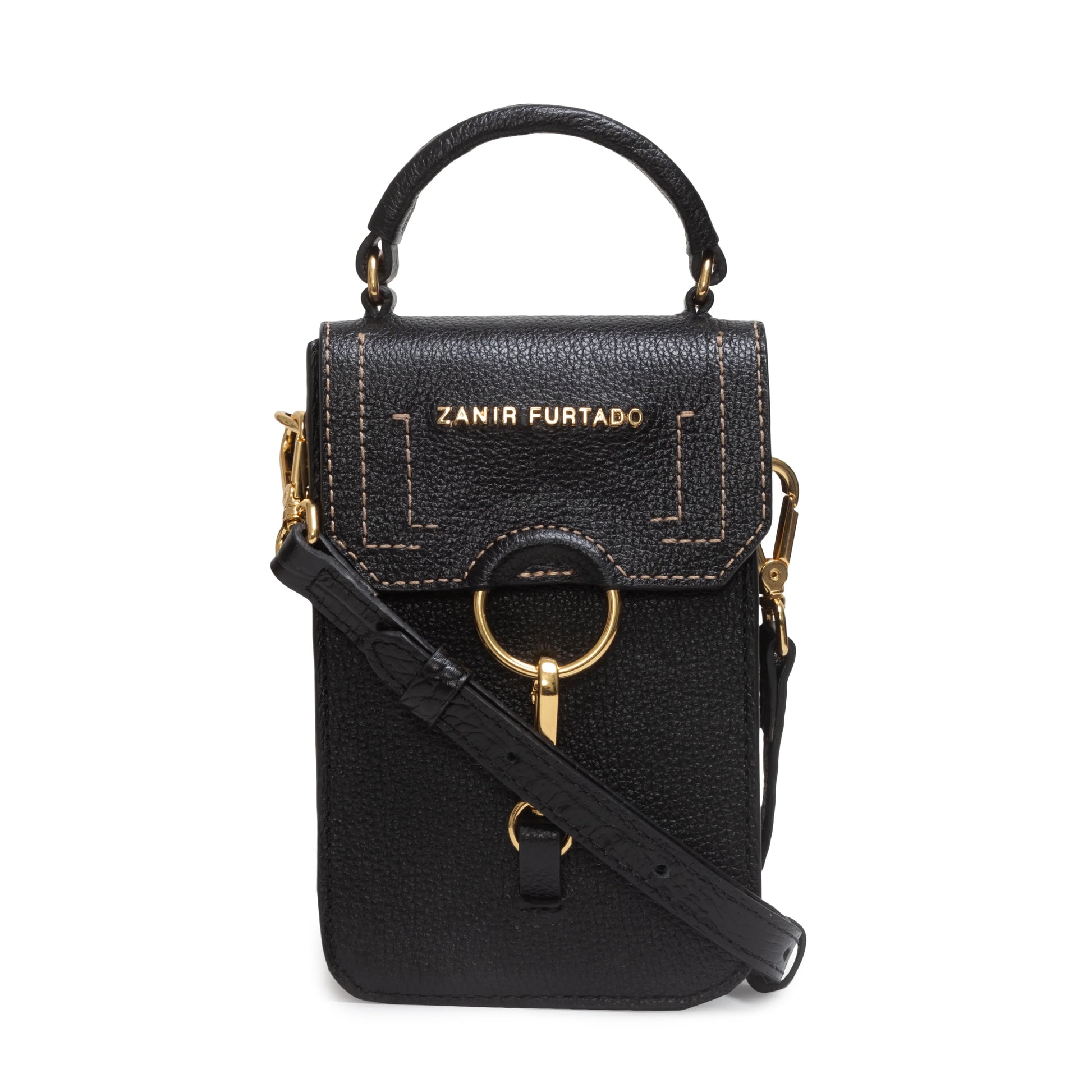NEW COLLECTION - Zanir Furtado Thalia Small Black Bag - Lachesis London