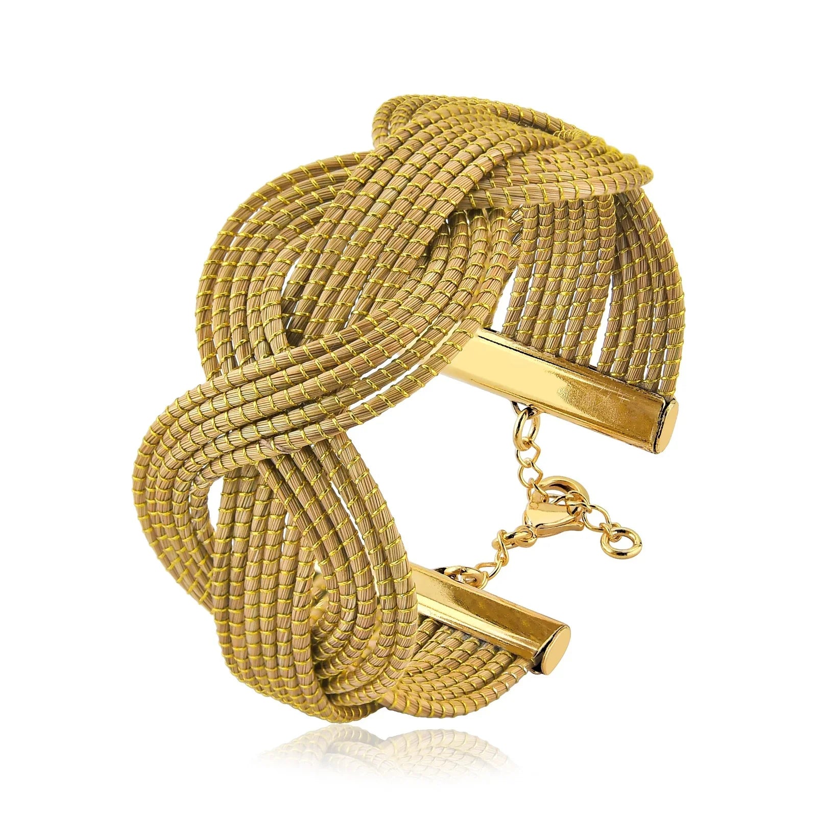 NEW - Golden Grass Infinity Bracelet - Lachesis London