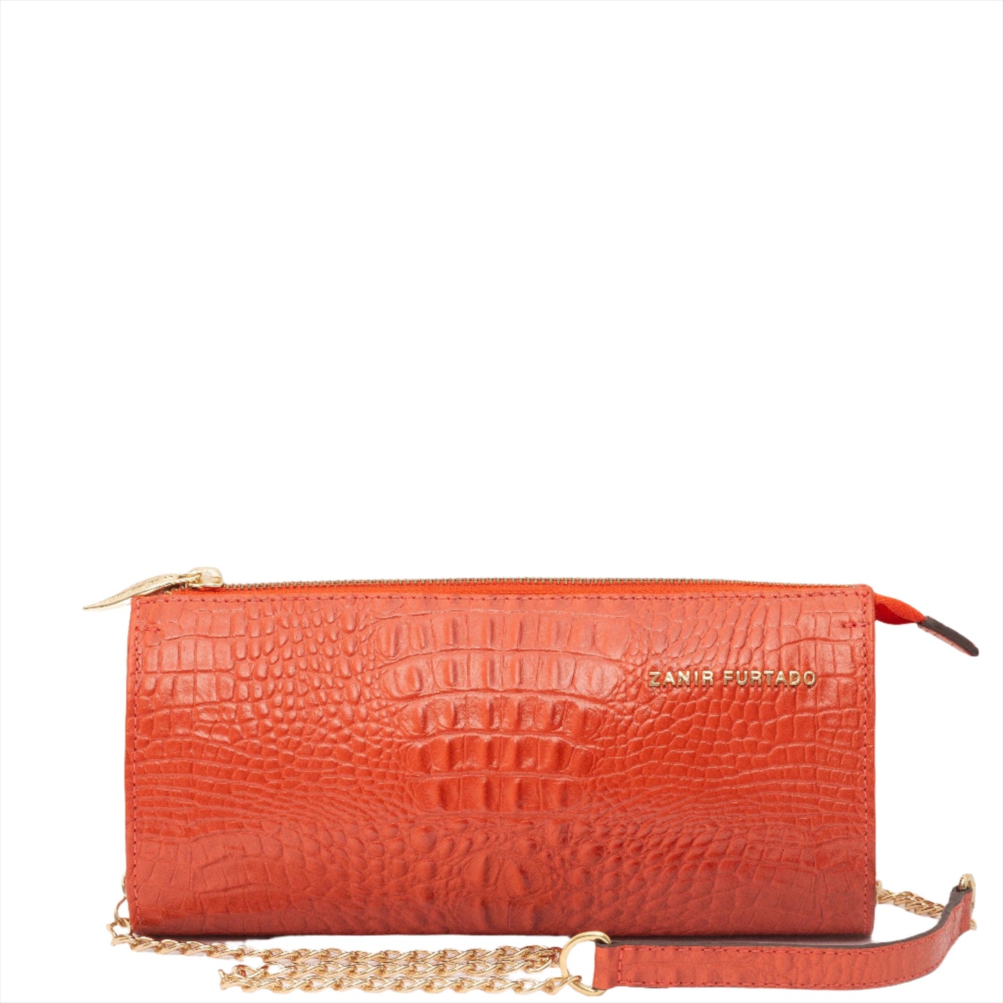 Zanir Furtado Charme Clutch Bag - Orange - Lachesis London