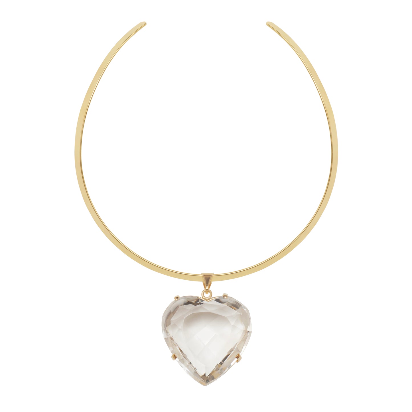 Lachesis Crystal Heart Pendant