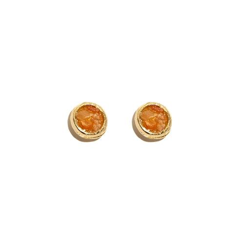 Mãos da Terra Aventurine Stud Earrings