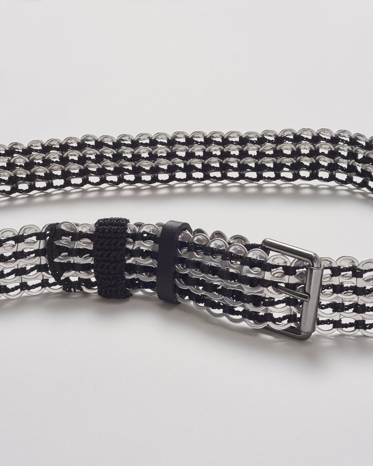 Bottletop Kibe Belt - Silver/Black