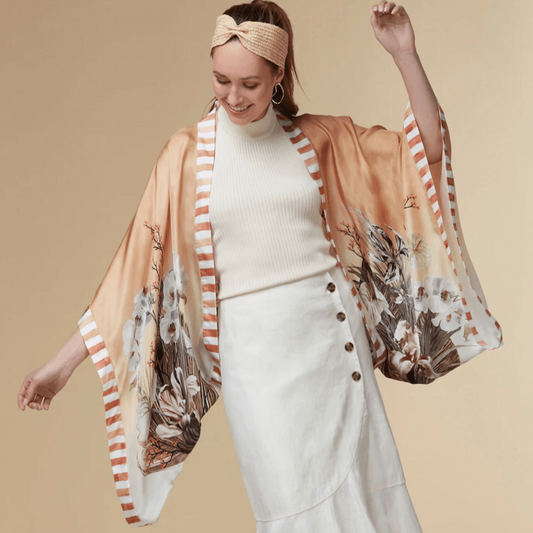 Jessica Kayll Josephine Silk Kimono Top