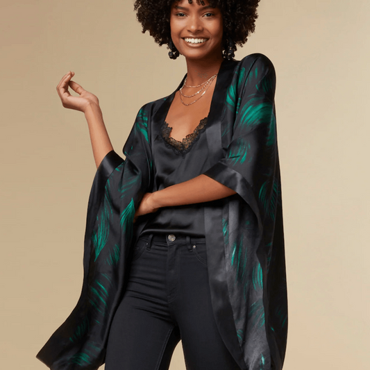 Jessica Kayll Kate Silk Kimono Top