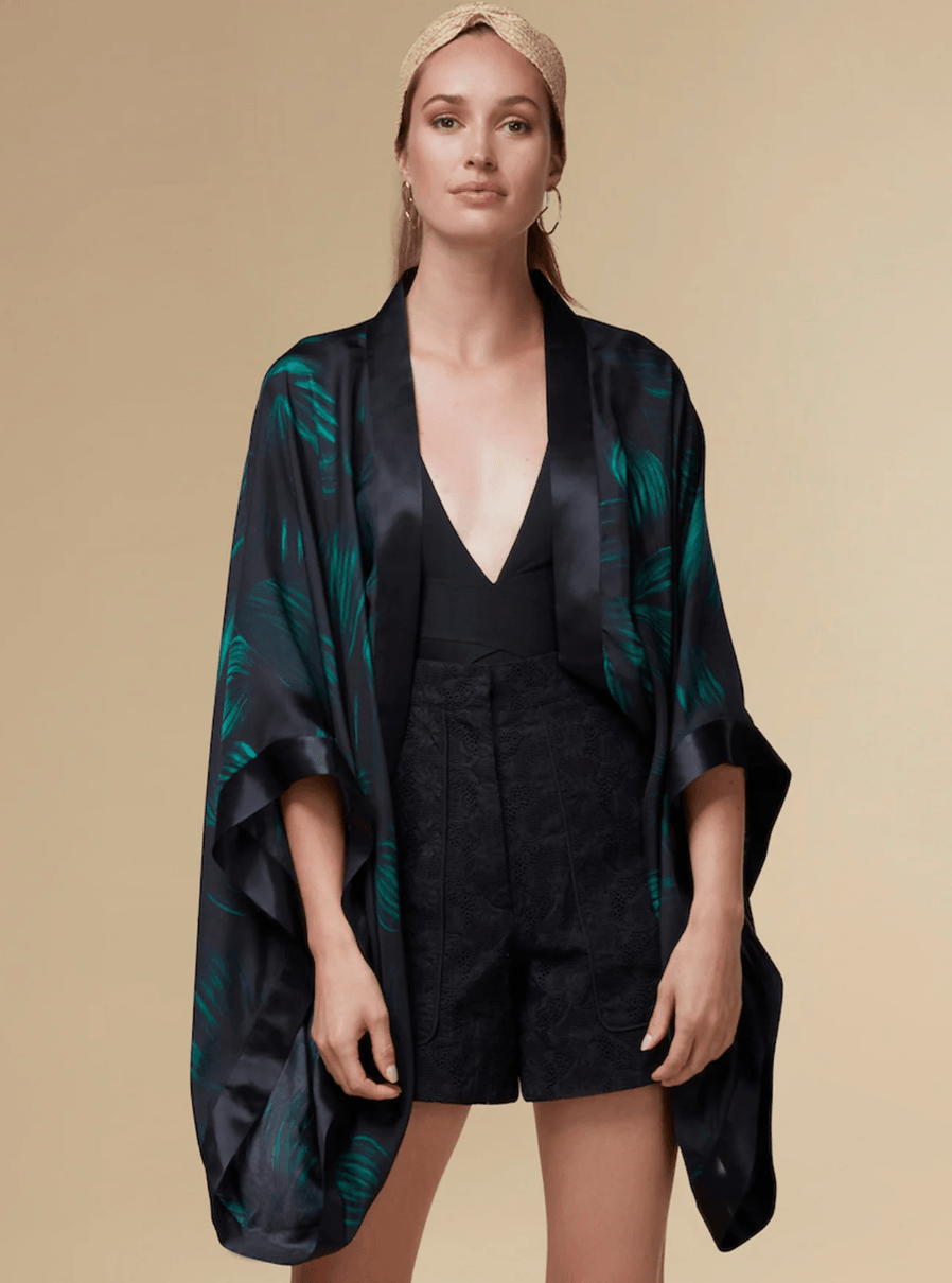 Jessica Kayll Kate Silk Top Kimono