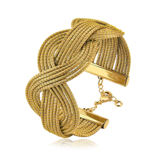 NEW - Golden Grass Infinity Bracelet