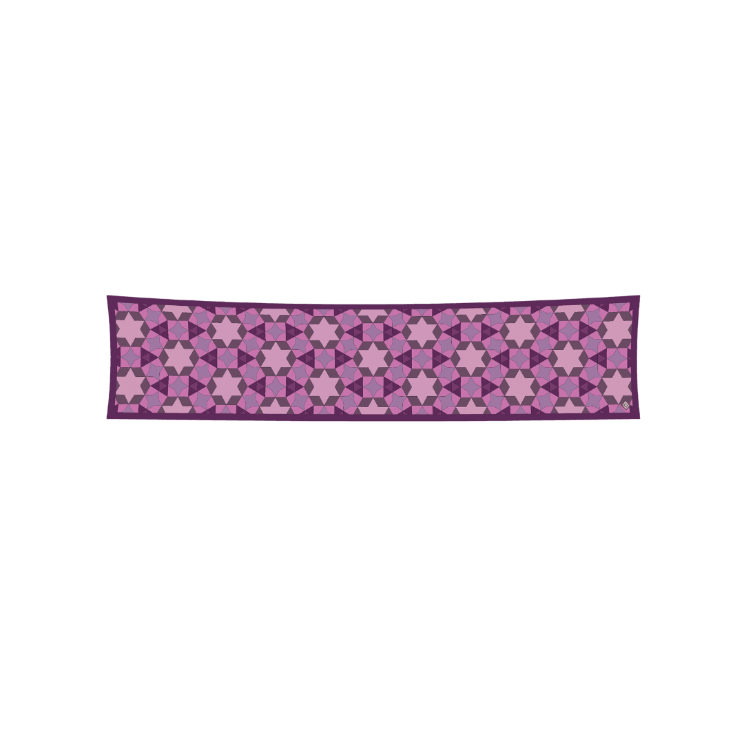 Pherans Silk Twill Lavender Rectangle Scarf