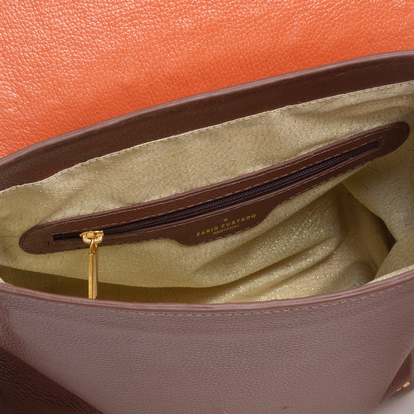 NEW COLLECTION - Zanir Furtado Ibiporǎ Brown & Orange Bag