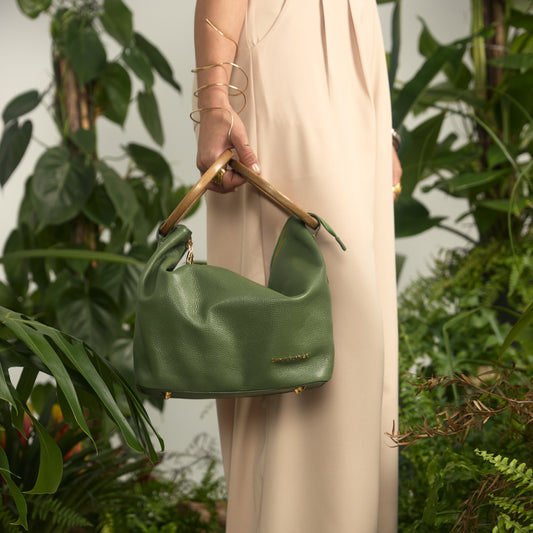 NEW COLLECTION - Zanir Furtado Cambará Bag Green