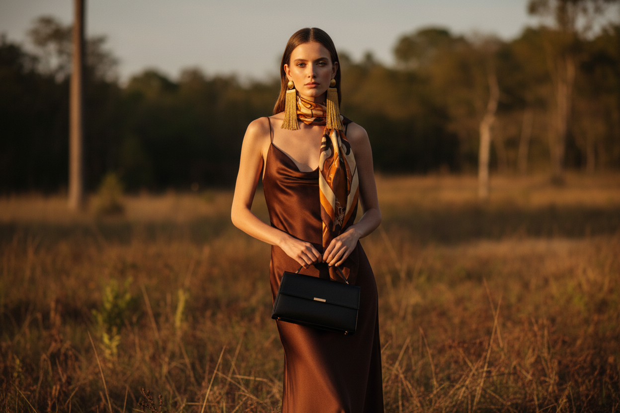 Autumn Editorial – Golden Grass Earrings
