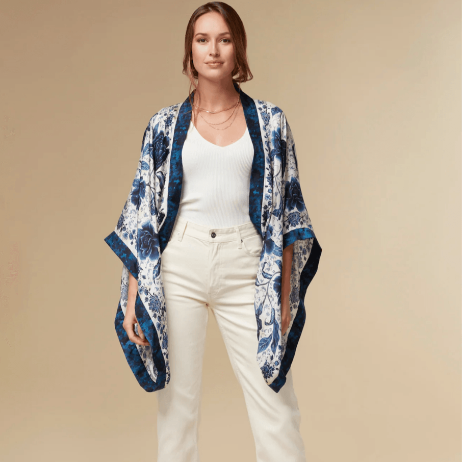 Jessica Kayll Florence Silk Kimono Top - Lachesis London 