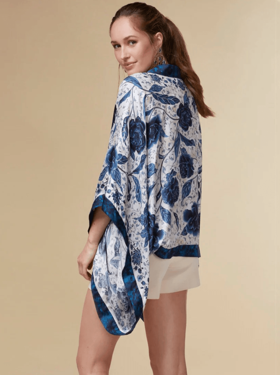 Jessica Kayll Florence Silk Kimono Top - Lachesis London 