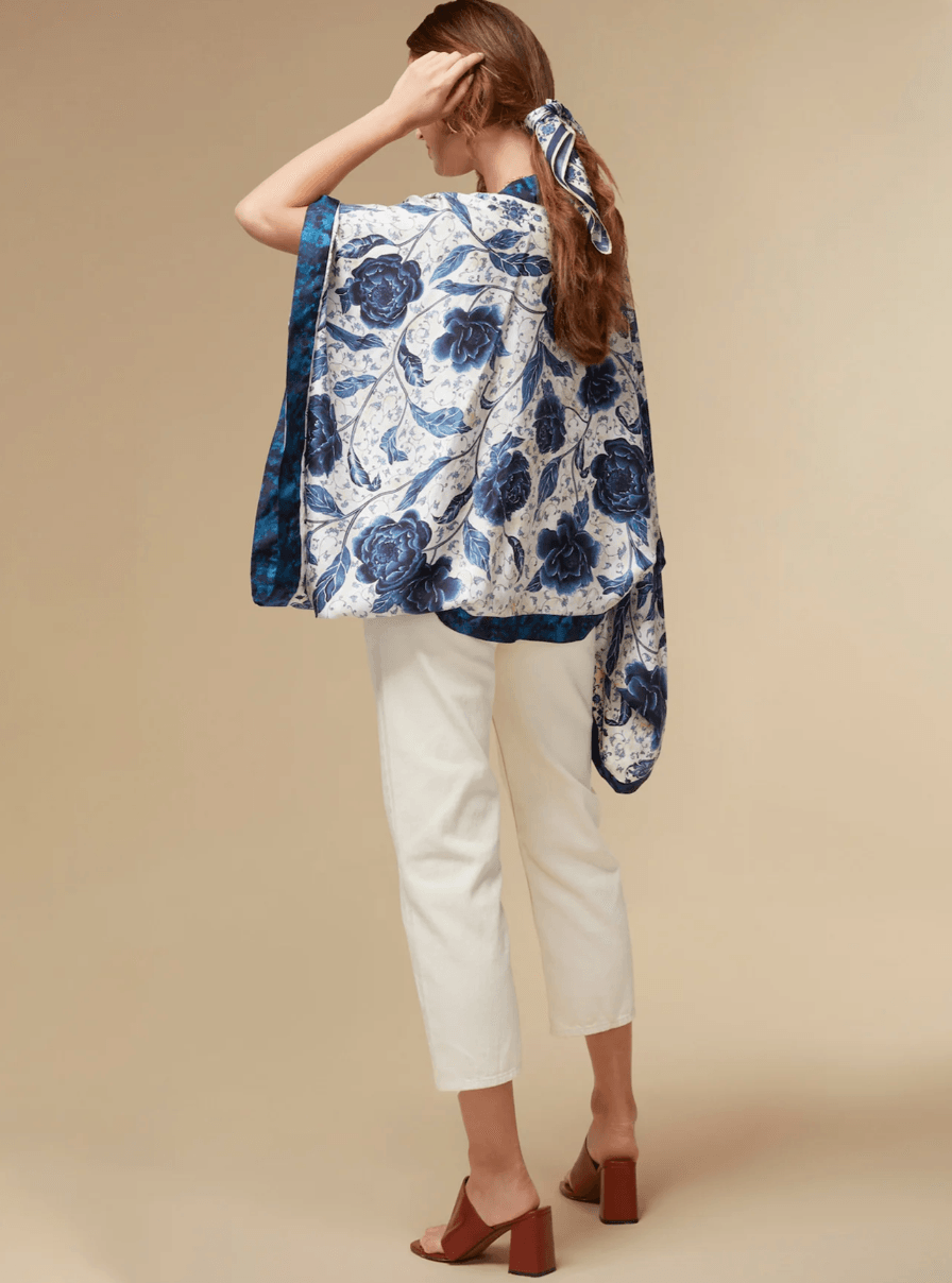 Jessica Kayll Florence Silk Kimono Top - Lachesis London 