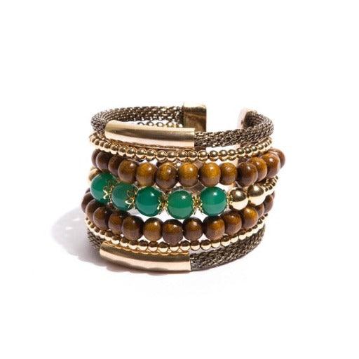 Mãos da Terra Beads and Mesh Bracelet - Lachesis London 