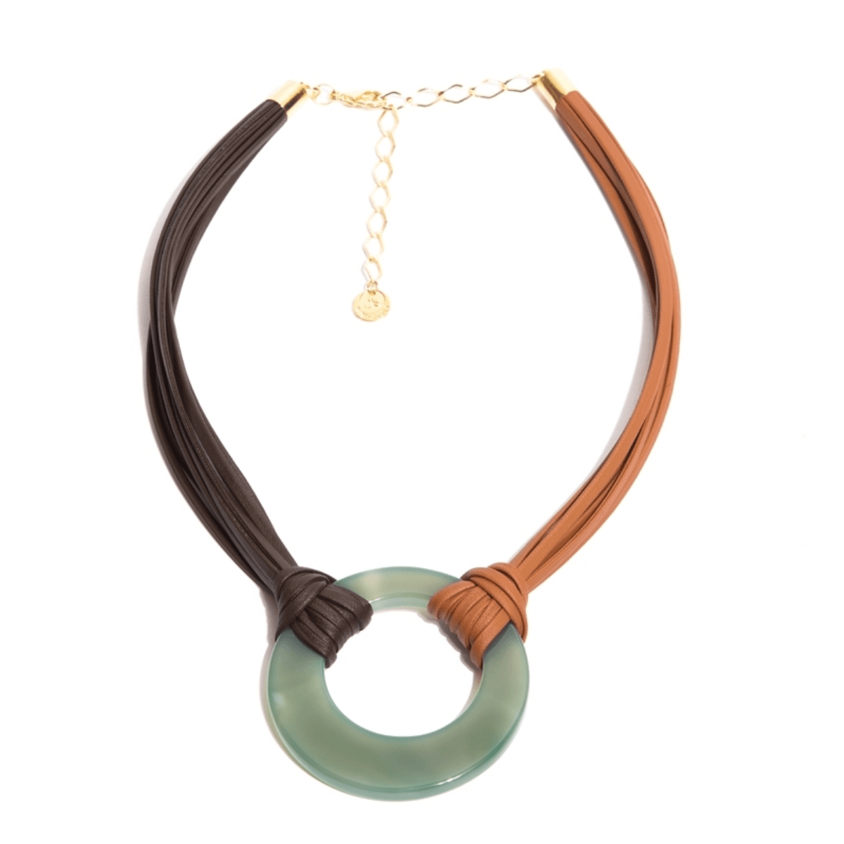 Mãos da Terra Green Hoop Necklace - Lachesis London 