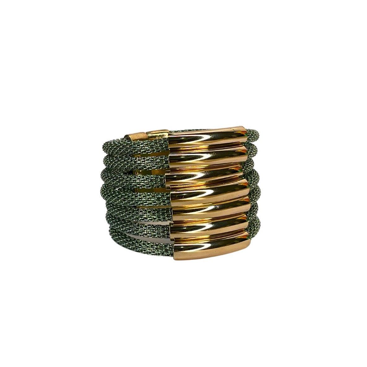 Mãos da Terra Mesh Aluminum Bracelet - Lachesis London 