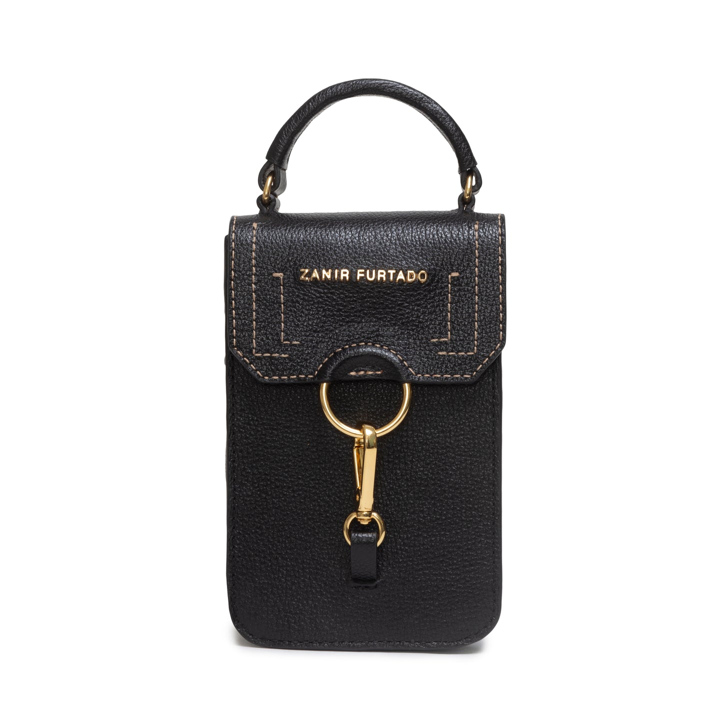 NEW COLLECTION - Zanir Furtado Thalia Small Black Bag - Lachesis London 