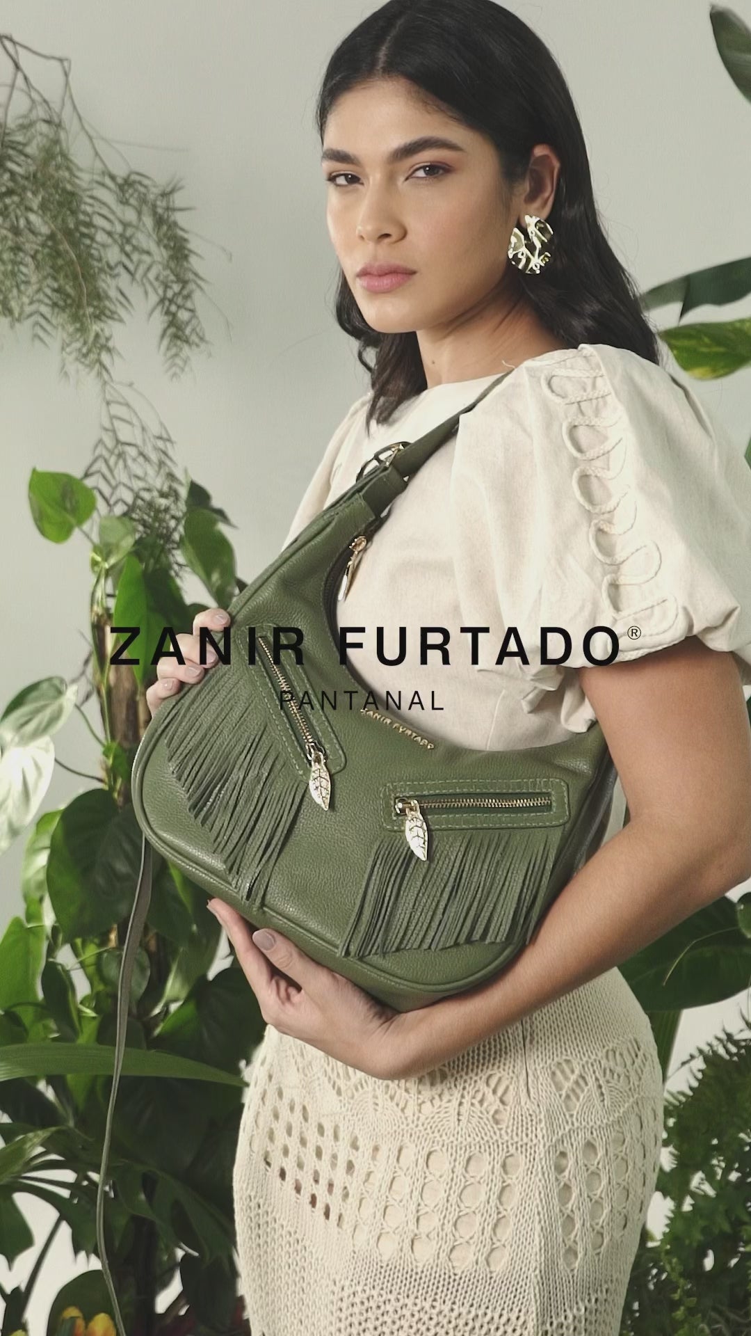 Zanir Furtado Aguapé Leather Shoulder Bag in Green – Lachesis London