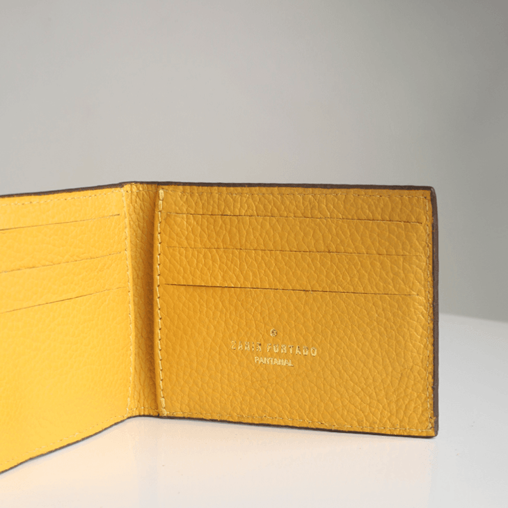 Zanir Furtado Card Holder - Yellow - Lachesis London 