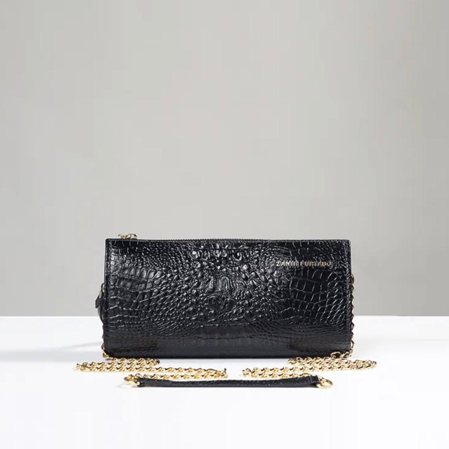 Zanir Furtado Charme Clutch Bag - Black - Lachesis London 