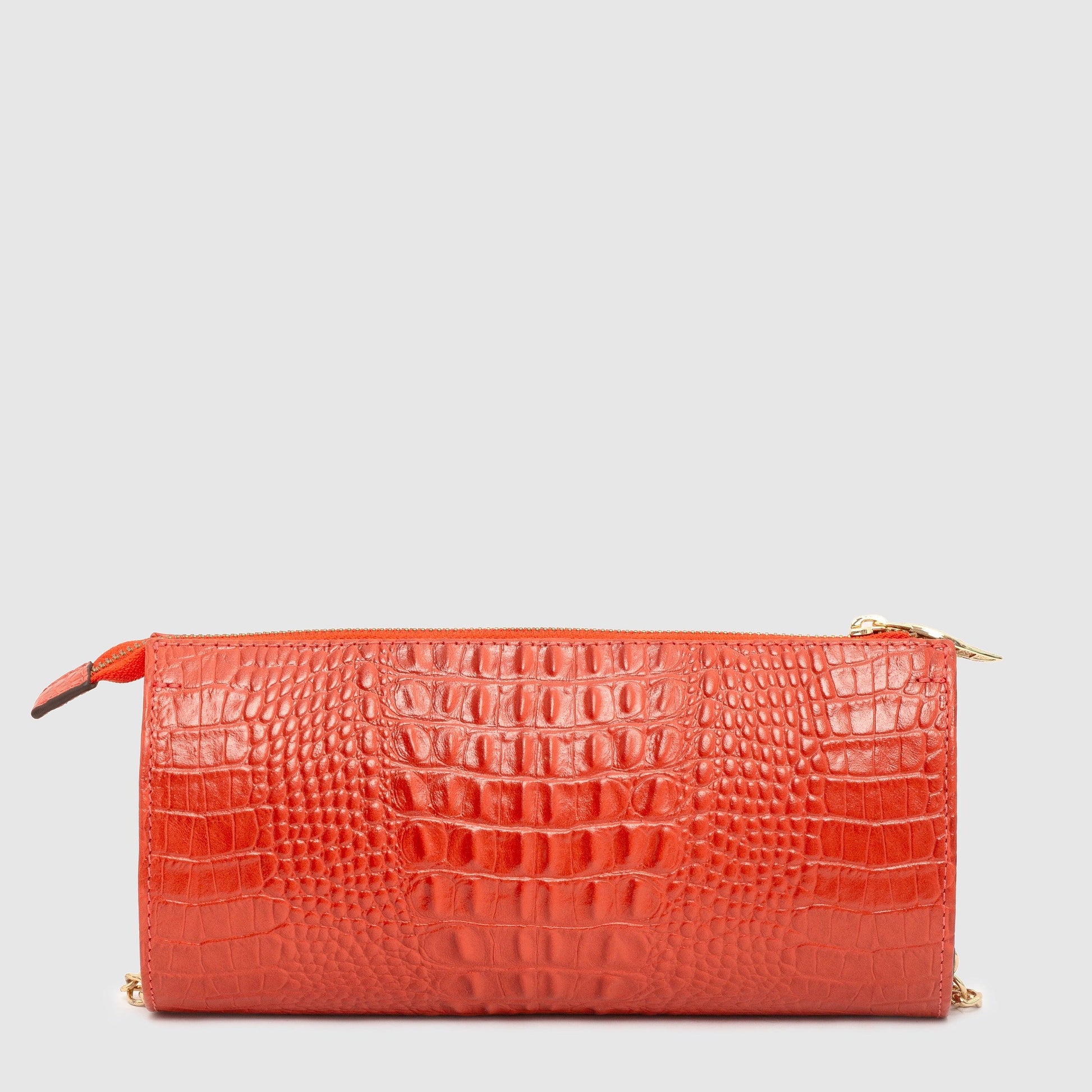 Zanir Furtado Charme Clutch Bag - Orange - Lachesis London 